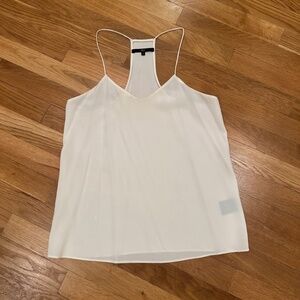 Tibi Racerback Silk Camisole